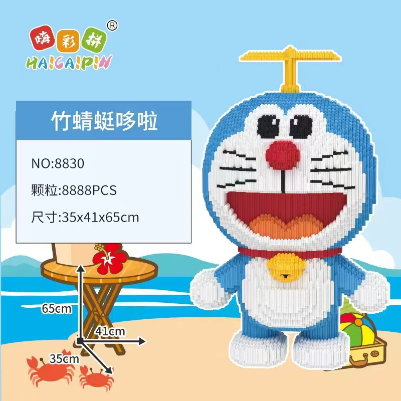 Giá tốt Tặng Keo và Búa, doraemon 65cm chong chóng tre, mô hình lắp ráp doremon cỡ đại siêu đẹp, làm quà tặng trưng bày