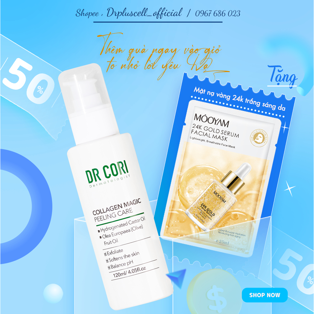 Tẩy da chết Dr Cori 120ml - Collagen Magic Peeling Care