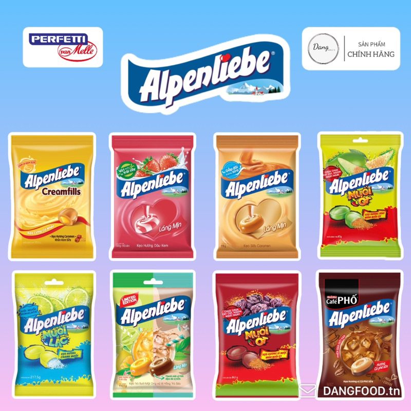 Kẹo Cứng Alpenliebe - Đầy Đủ Các Hương Đặc Trưng : Xoài - Chanh Muối - Caramel - Dâu Kem …