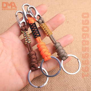 Dây paracord đeo phụ kiện dã ngoại EDC móc inox 304