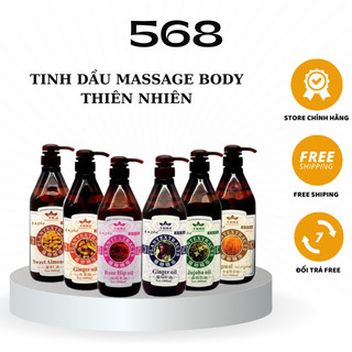 Tinh dầu massage body 800ml tinh dầu 8 hương vị đến từ thiên nhiên
