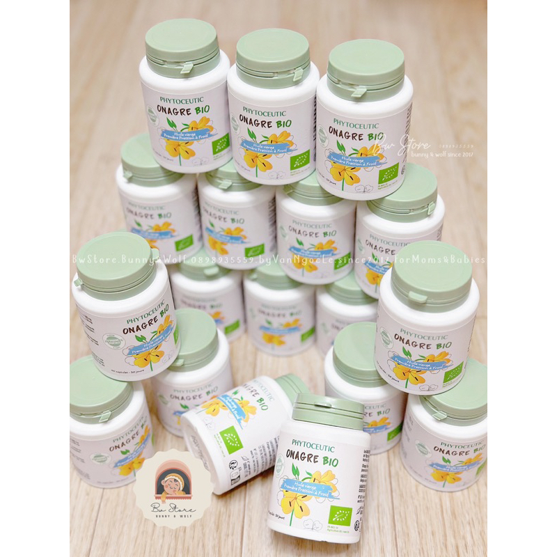 Viên Uống Tinh Dầu Hoa Anh Thảo Phytoceutic Onagre Bio Pháp - Hộp 90 viên