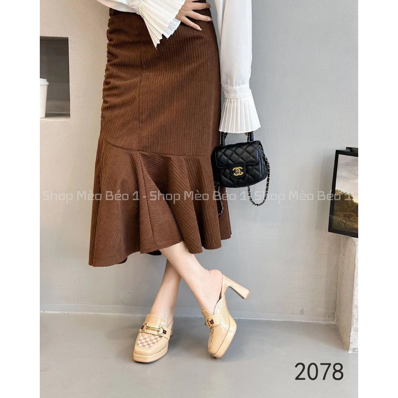 Sục cao gót mũi vuông khoá ngang đế đúp gót trụ fullbox hàng quảng châu cao cấp