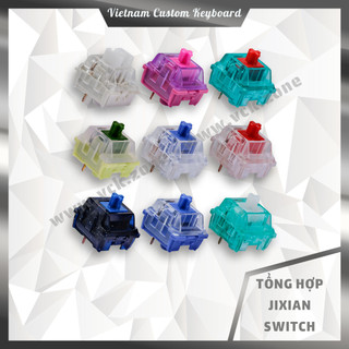 [Clear] Jixian Switch | Matcha Ice Changchun Blue Neon Bulbasaur | Giá Rẻ Hiệu Năng Khủng | Gateron Akko Cherry KTT |VCK