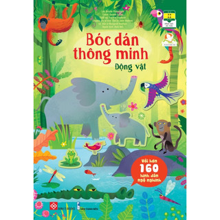 Sách bóc dán thông minh chủ đề động vật