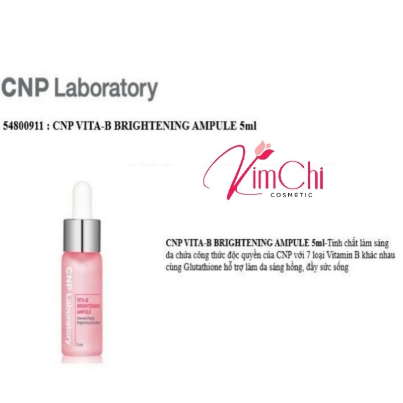 Tinh chất CNP hồng 7 loại Vitamin B phục hồi và làm sáng da CNP Laboratory Vita-B Energy Ampule 5ml