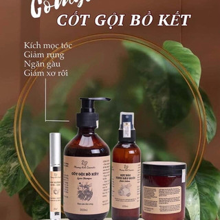 Combo 4 món cốt gội Bồ Kết Phương Anh Cosmetics