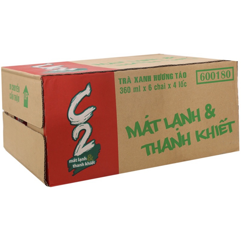 1 Thùng C2 Chanh- Táo 24 Chai x355ml Siêu Ngon