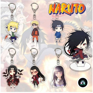Móc Chìa Khóa Bằng Acrylic Hình Uchiha Madara Itachi Sasuke Kakashi Sakura Anime Naruto