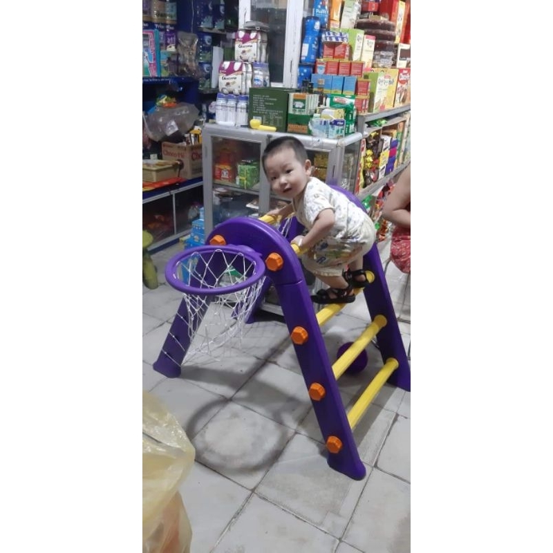 Thang vận động leo thang, bóng rổ, bóng đá 3in1 pediasure🌹🌹 freeship 🌹🌹 hkm sữa