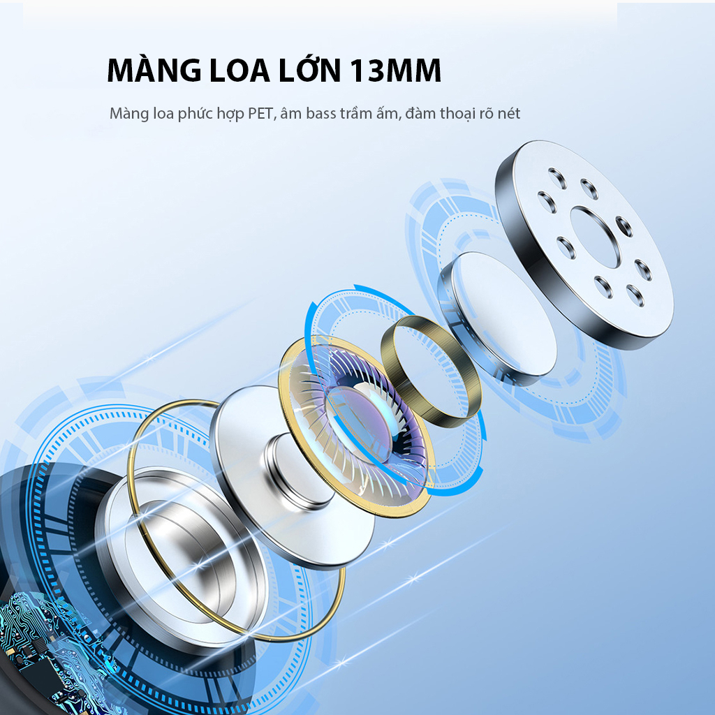 Tai Nghe Không Dây True Wireless Robot Flybuds T20 Playtime 25h Chống Nước IPX4 - Hàng Chính Hãng