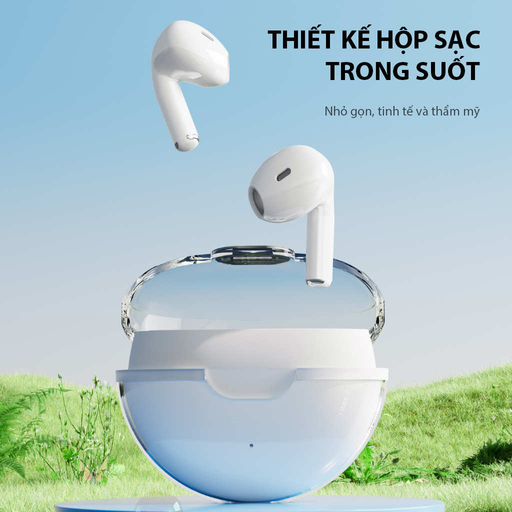 Tai Nghe Không Dây True Wireless Robot Flybuds T20 Playtime 25h Chống Nước IPX4 - Hàng Chính Hãng