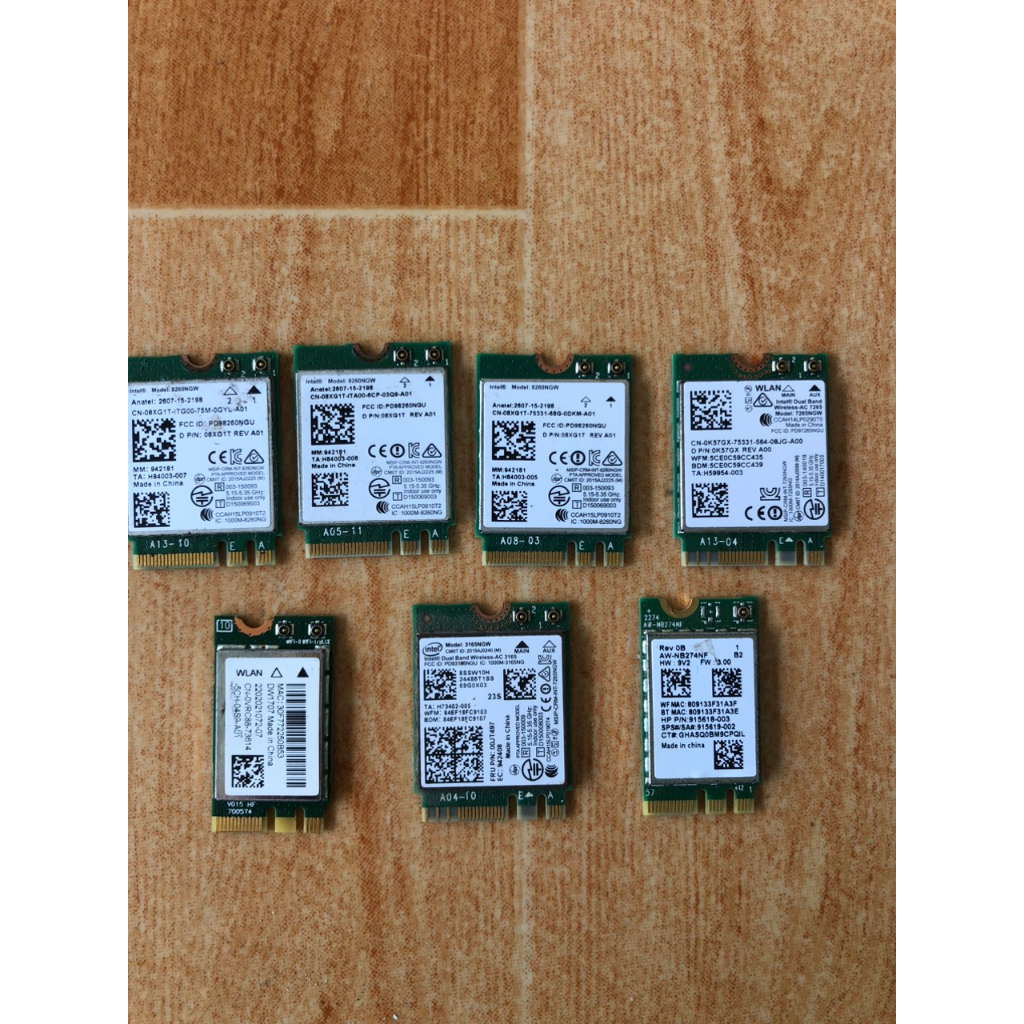 CARD WIFI INTEL AC CHUẨN M2 NGFF KEY EA5ghz