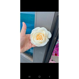 Đầu Bông Hồng Lụa Cao Cấp_ Hoa Lụa Trang Trí