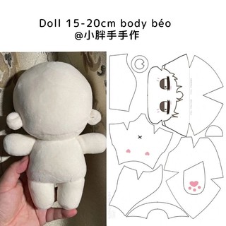 Rập may doll - đọc kĩ mô tả trước khi đặt. Rập giấy a4 trắng đen. Rập doll 10cm-15cm-20cm. Rập doll chân dài.