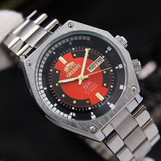  Đồng Hồ Nam Orient SK Mặt Lửa - Máy Cơ Tự Động Dây Thép Không Gỉ Chống Nước Chống Trầy Xước BH 12 tháng 