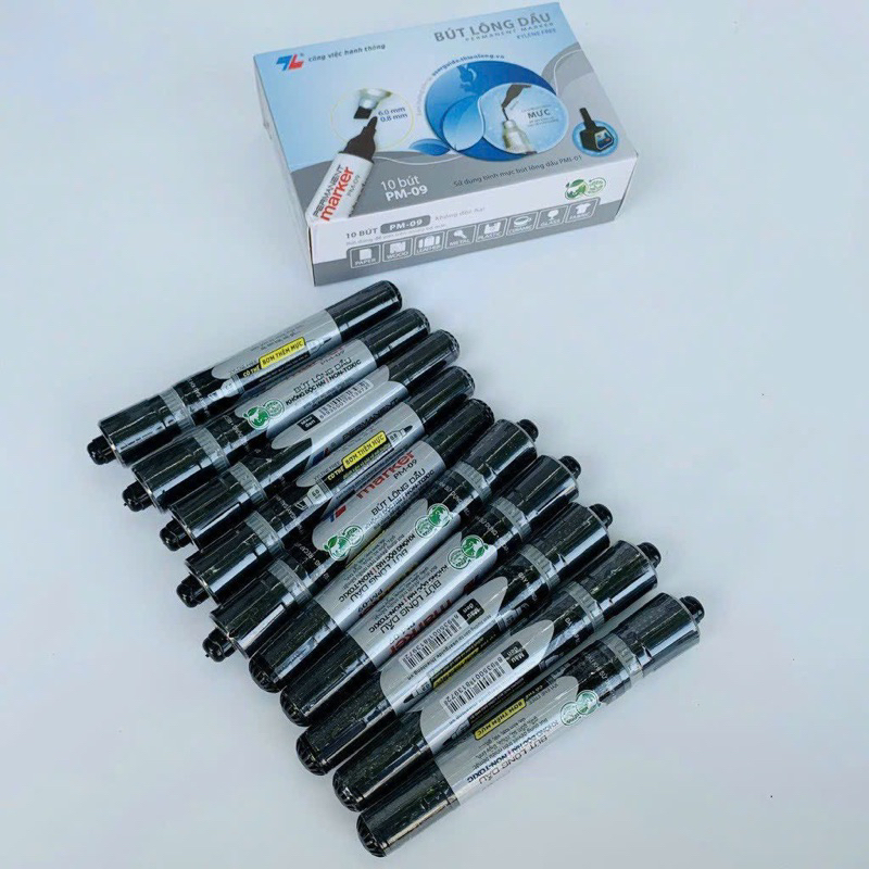 Hộp 10 Bút lông dầu PM-09