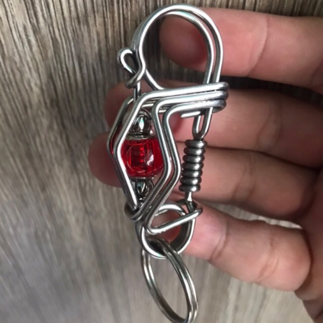 Móc khoá thủ công inox 304 thông thường