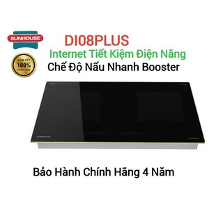 Bếp Từ Đôi Kính Inverter SUNHOUSE SHB DI08PLUS