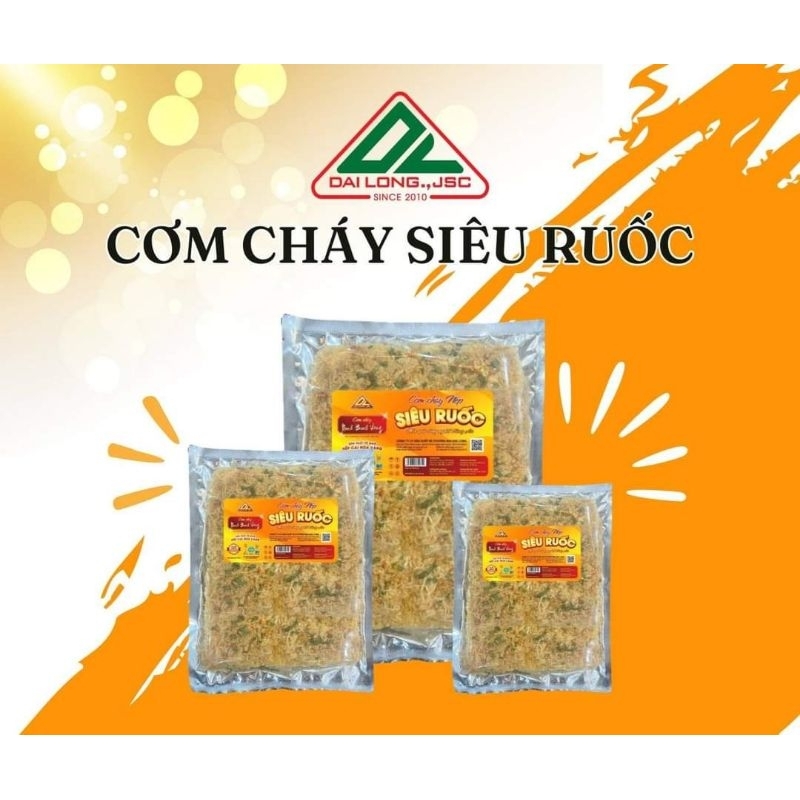 Cơm cháy siêu ruốc  Ninh Bình Vàng 250g . Đặc sản Ninh Bình