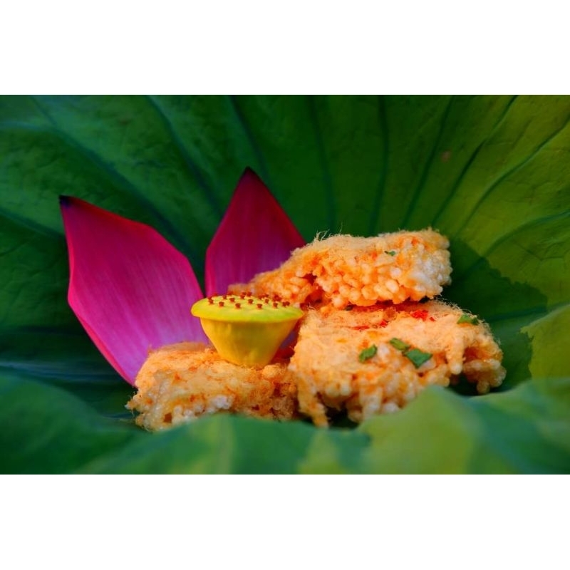 Cơm cháy siêu ruốc  Ninh Bình Vàng 250g . Đặc sản Ninh Bình