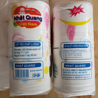 Giấy vệ sinh Nhật Quang (6 cuộn x 3 lớp)