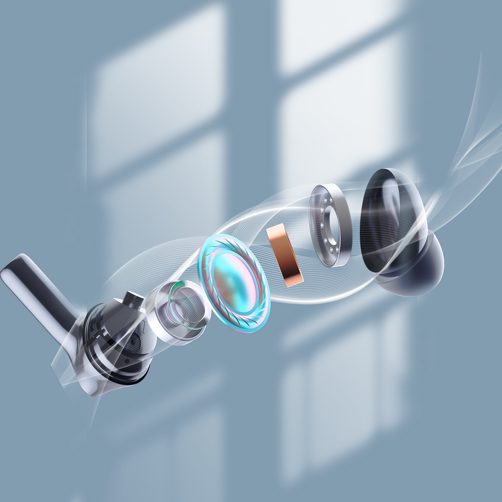 Tai Nghe Không Dây True Wireless Robot T30 Plus Led Hiển Thị Mức Pin Playtime 21H Chống Nước IPX4 - Hàng Chính Hãng