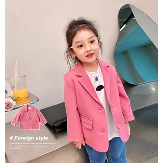 Áo blazer hồng xinh cho bé gái. Hàng QCCC !