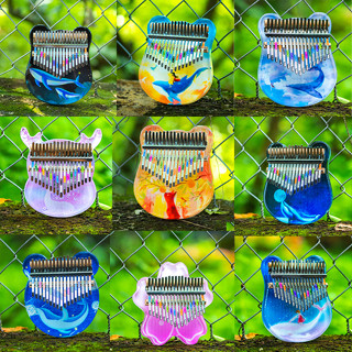 Đàn Kalimba Trong Suốt Pha Lê 17 Phím Chính Hãng - Đầy Đủ Phụ Kiện