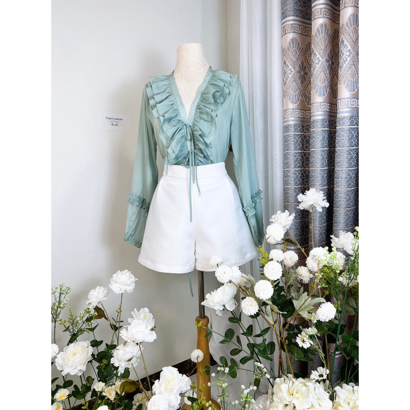 Áo Sơ Mi Nữ Tơ Óng Mềm Mại Xinh Xắn - Samy clothing