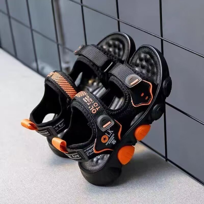 Dép Sandal học sinh F-77 Quảng Châu cao cấp cho bé trai bé gái từ 3 tuổi đến 15 tuổi