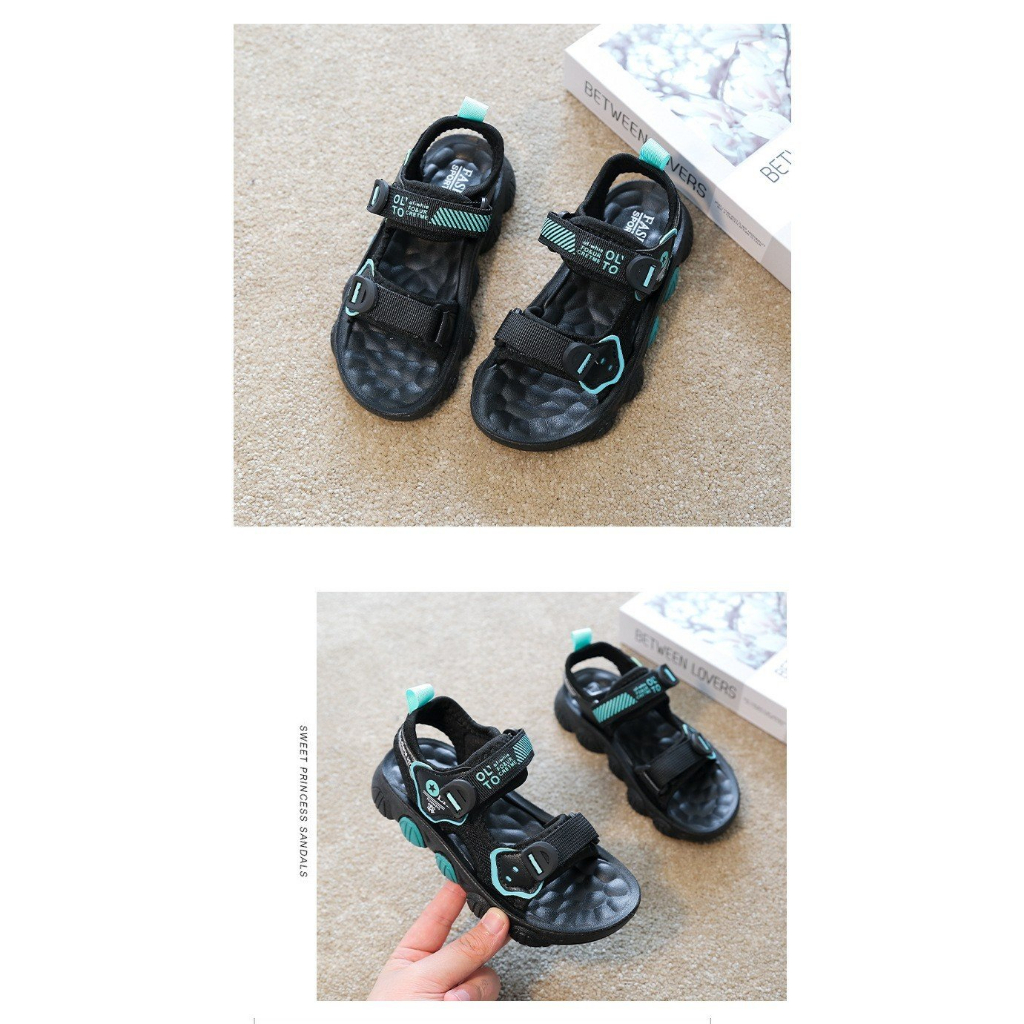 Dép Sandal học sinh F-77 Quảng Châu cao cấp cho bé trai bé gái từ 3 tuổi đến 15 tuổi