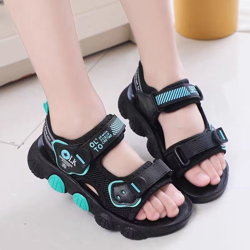 Dép Sandal học sinh F-77 Quảng Châu cao cấp cho bé trai bé gái từ 3 tuổi đến 15 tuổi