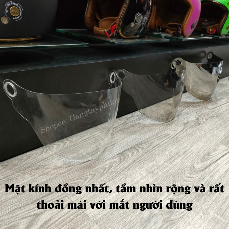 Kính thay thế nón bảo hiểm Asia MT115, Asia MT168, CHÍNH HÃNG