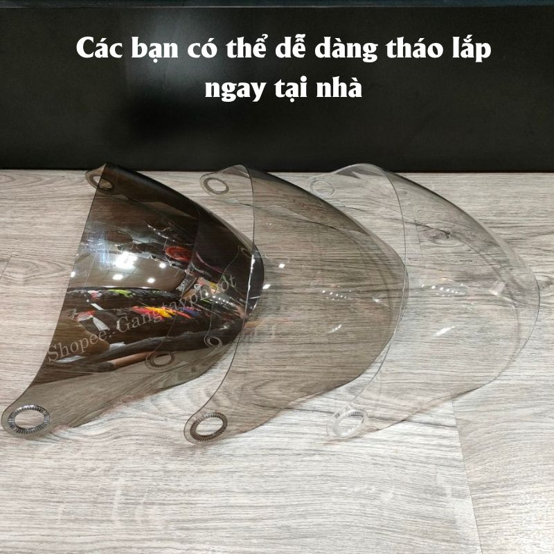 Kính thay thế nón bảo hiểm Asia MT115, Asia MT168, CHÍNH HÃNG