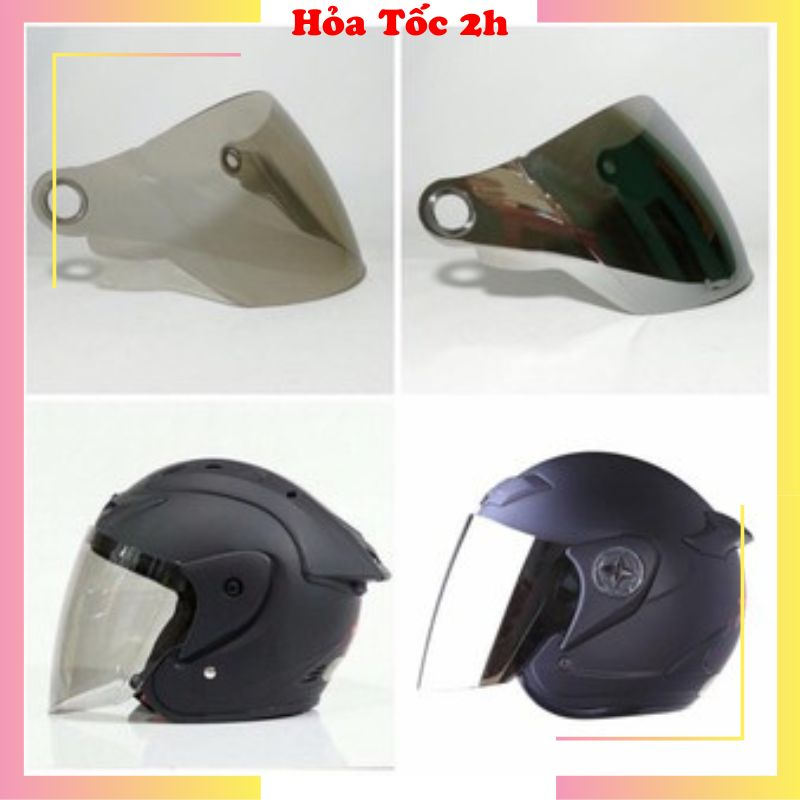 Kính thay thế nón bảo hiểm Asia MT115, Asia MT168, CHÍNH HÃNG