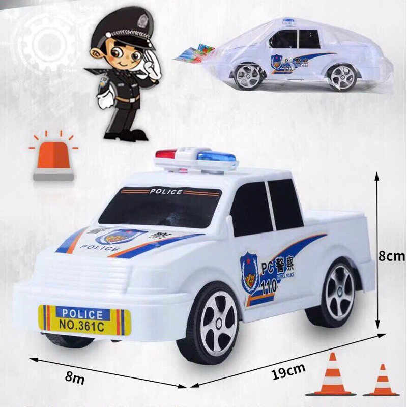 Đồ chơi xe ô tô các loại xe xúc xe cảnh sát mô hình cho bé
