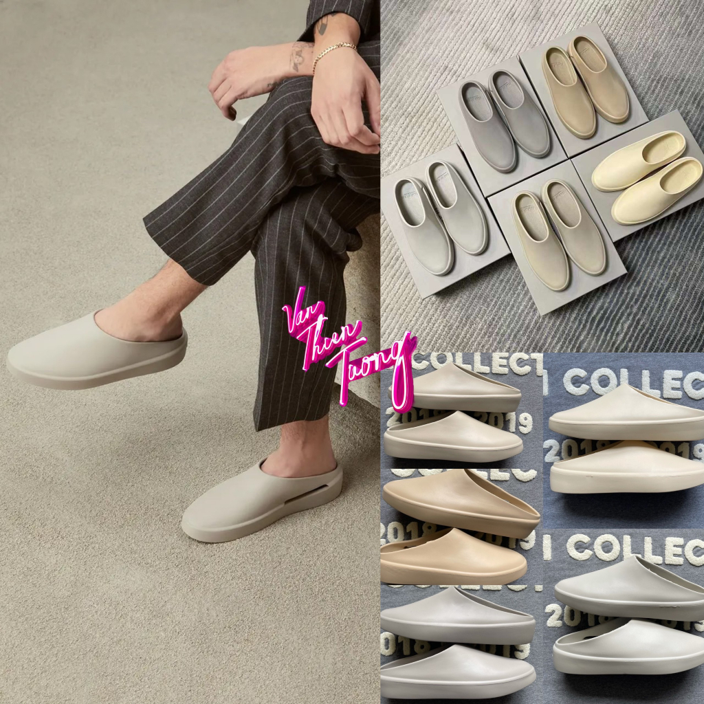 FOG The California Slide - Sục Fear Of God Cao Su Nguyên Khối Thoáng Mát - Giày Lười Không Dây Tiện Lợi Phù Hợp Nam/Nữ