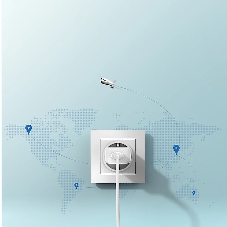 Củ Sạc Tai Nghe 5V-1A ROBOT RT-K10 Tương Thích Tai Nghe Điện Thoại