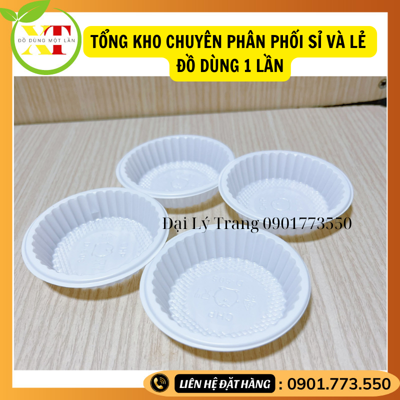 100 chén tương trắng đựng tương , muối , nước sốt giá rẻ