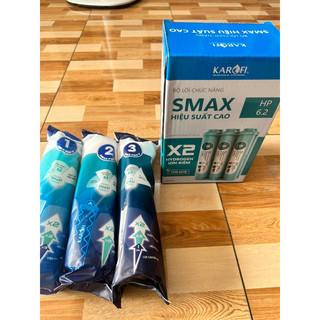 Combo lõi lọc smax pro v 123 và bộ lõi bù khoáng chất hp6.2