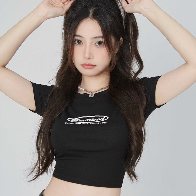 Áo thun croptop body BadBlood TONGKHOSI