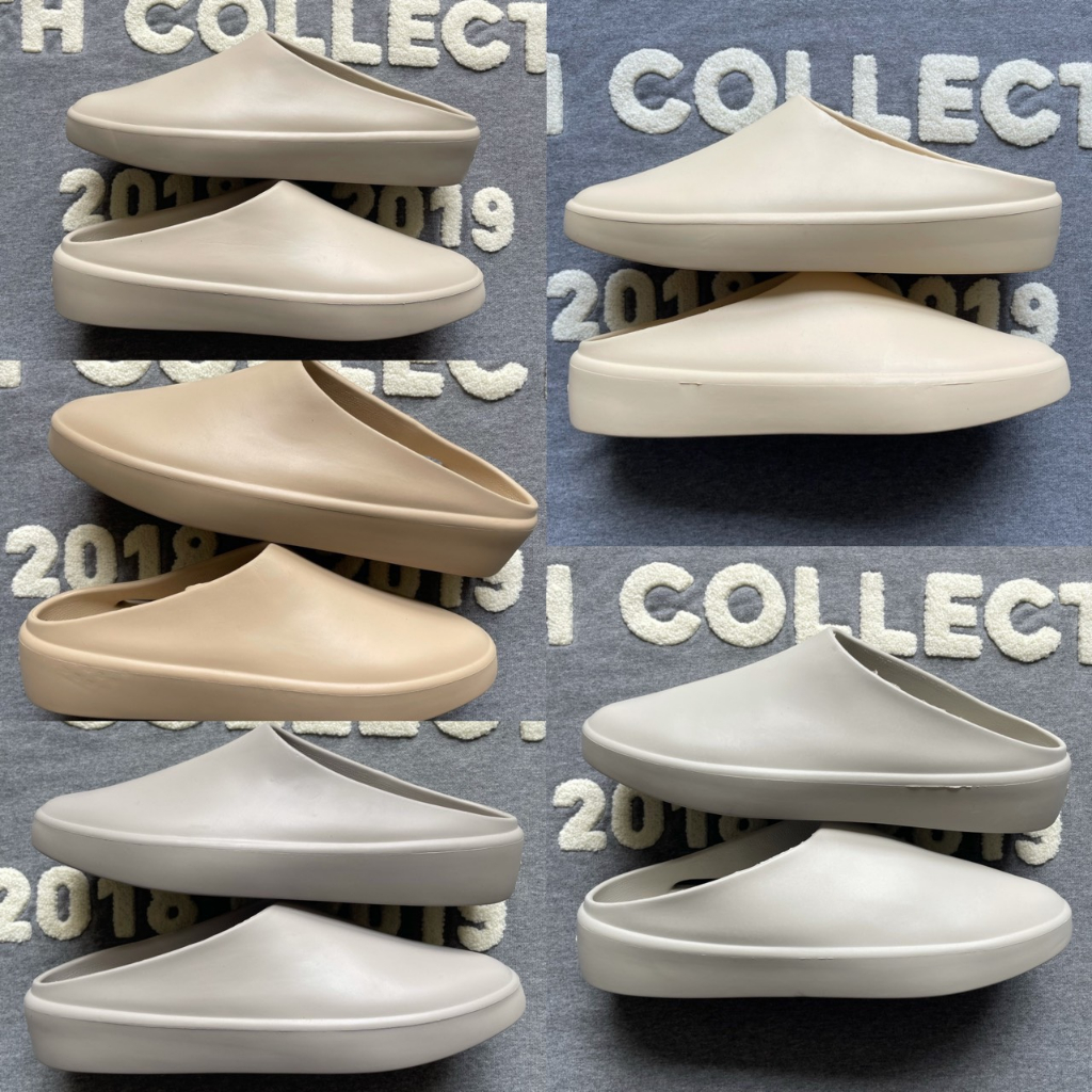 FOG The California Slide - Sục Fear Of God Cao Su Nguyên Khối Thoáng Mát - Giày Lười Không Dây Tiện Lợi Phù Hợp Nam/Nữ