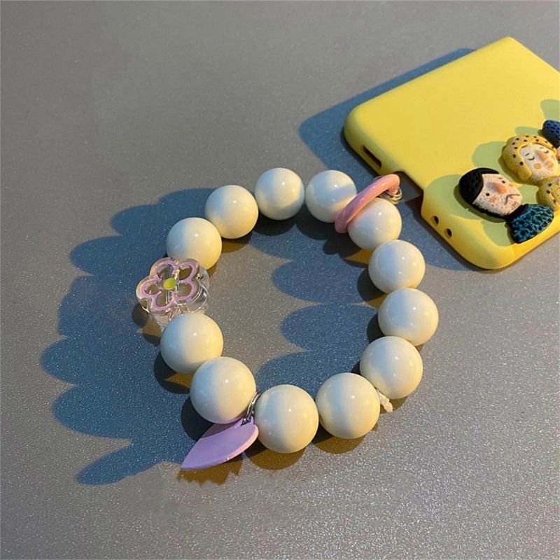 Nhiều màu - Ốp Z Flip5 - Z Flip4 - Z FLip3 - Flip5 charm nhân vật dễ thương kèm dây hạt charm cute