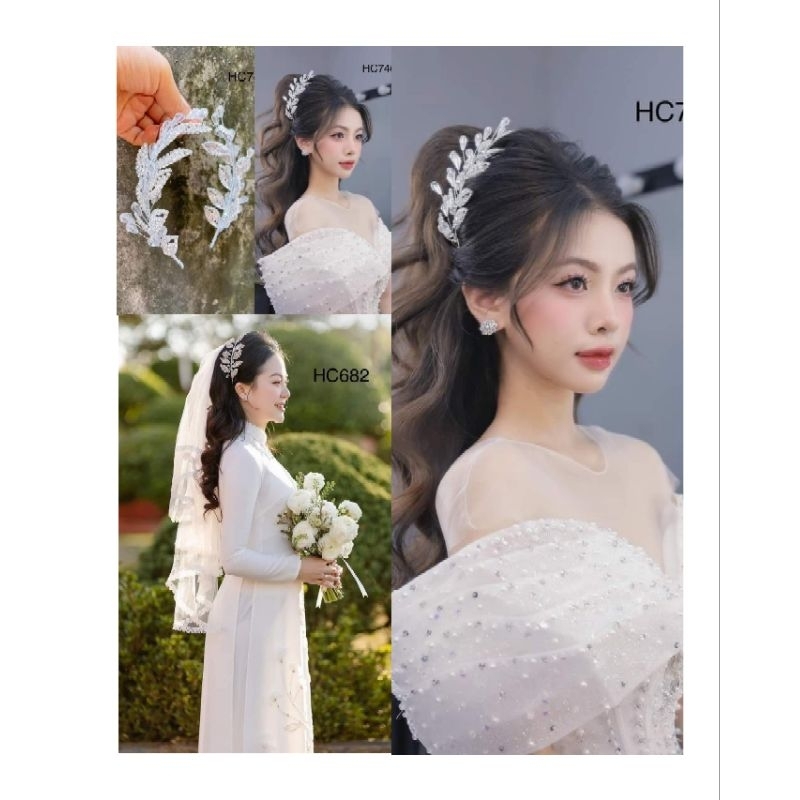 Cài đá cô dâu sang trọng