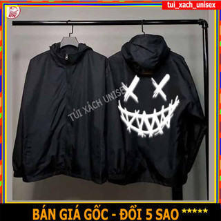 ❤️ MẪU MỚI - GIÁ SỈ ❤️ Áo khoác Phản Quang 7 màu , Trắng uniex dù form rộng, áo gió sói off white nam nữ có nón S0