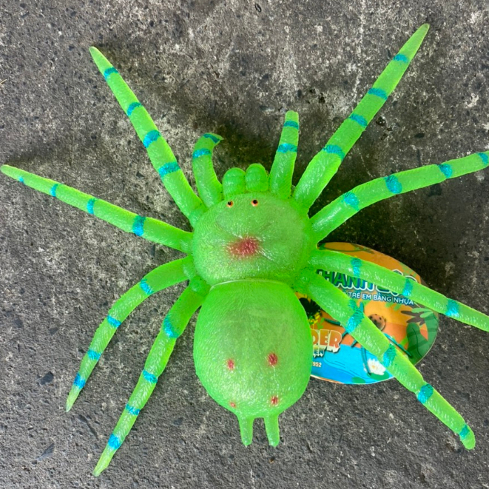 Loại To Đồ Chơi Mô Hình Con Nhện Dẻo Bóp Kêu Hàng Việt Nam,Đồ Chơi Halloween