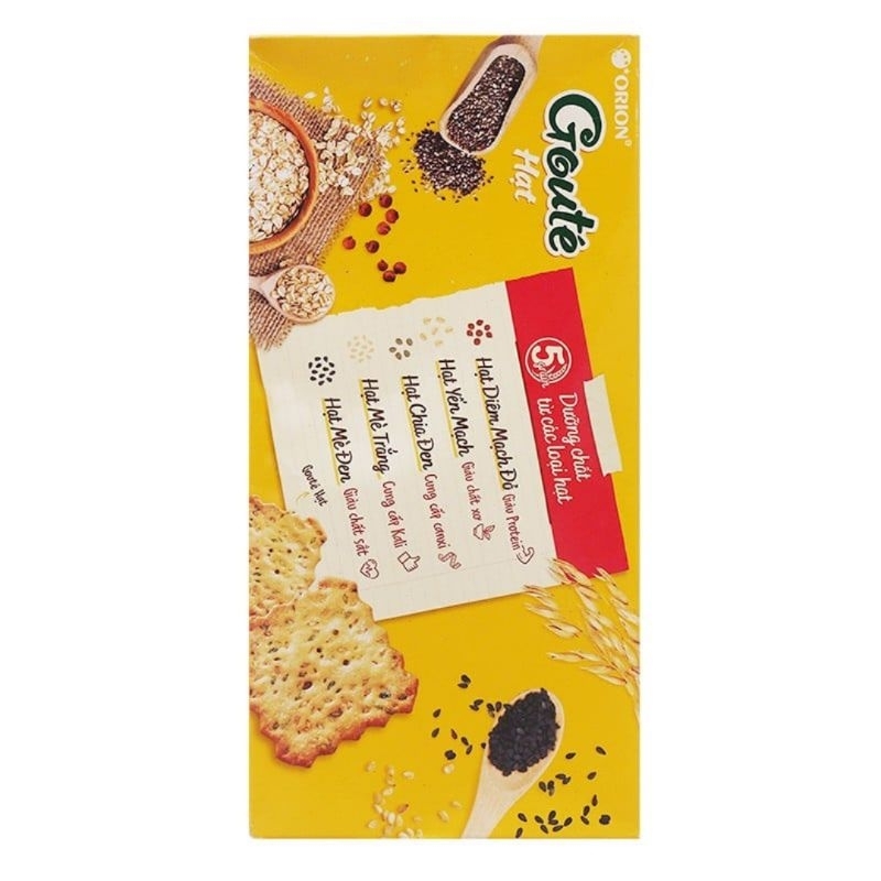 Bánh Goute Hạt dinh dưỡng 158,4 g Orion