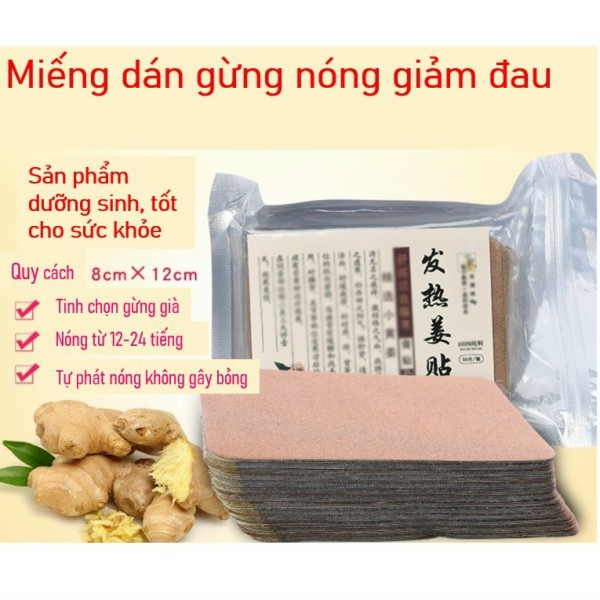 Cao Dán Xương Khớp Đông Y Hàn Ẩm Loại 1 Cao Cấp 50 Miếng ( Trần Không Vỏ)