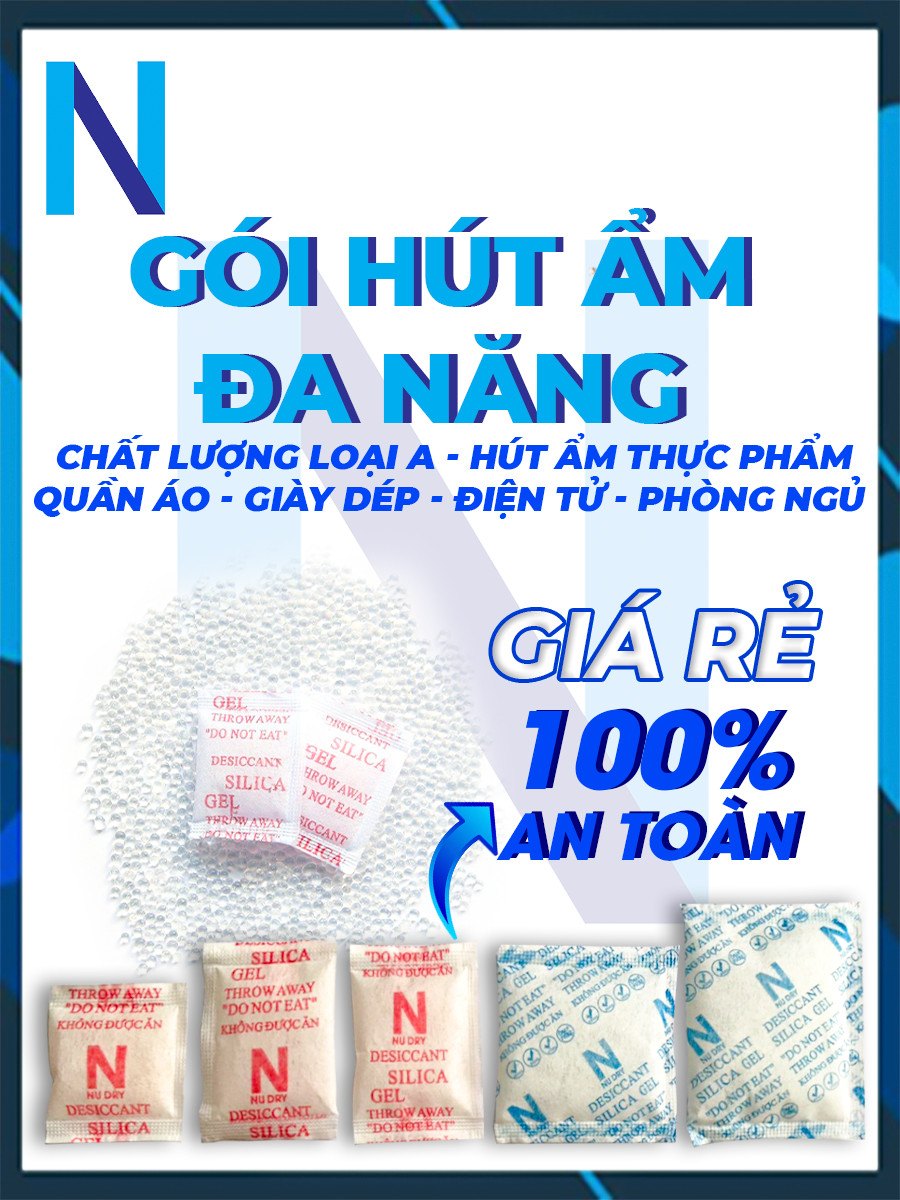 Túi hút ẩm NuDry Silicagel dùng cho thực phẩm